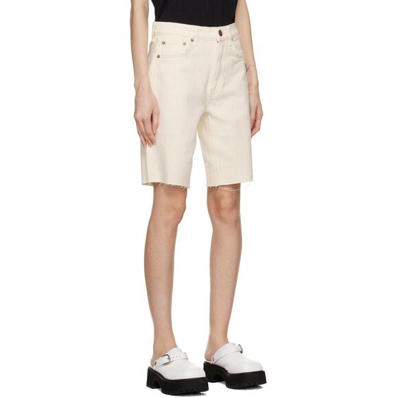 Rag & Bone Vintage Bermuda 9.5" Short - Ecru Size 25 - Picture 3 of 8